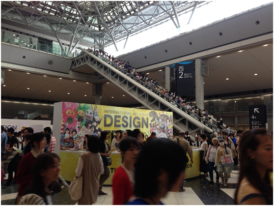 這是2014/5/17~18日本政府在東京台場附近之國際展示場所舉辦之第39屆國際藝術設計展(International Art Design FESTA)。共有全世界超過2000件原創作品參展。    圖文 / 費昌勇